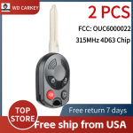 Ford 3+1 Buttons 315MHz 4D63 Chip PN: 164-R7040 / OUCD6000022